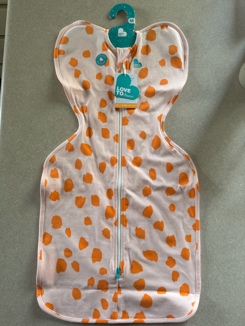 Love To Dream Swaddle Up - Pink Jumbo Animal Limited Edition M
